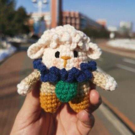 Handmade Crochet Pendant Keychain